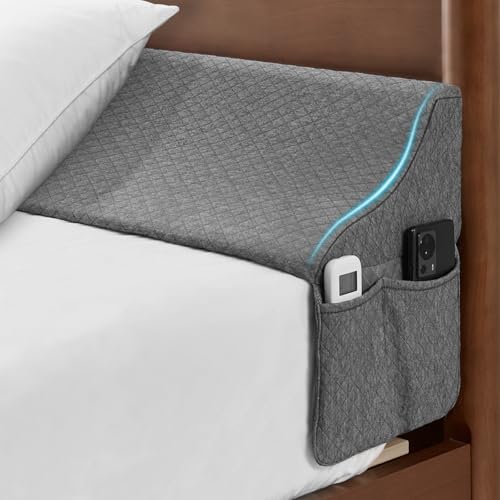 EUHAMS Queen Size Bed Wedge Pillow for Headboard Bed Gap Filller/Mattress Gap Filler (0-7