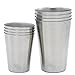 8 oz Stainless Steel Cups for Kids and Toddlers, Toxic-Free, Unbreakable, Heavy Duty, Premium Extra Thick 18/8 Steel, 4-Pack