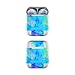 Skin Decals for Apple AirPods - Electrify Ice Blue - Sticker Wrap Fits 1st and 2nd Generation