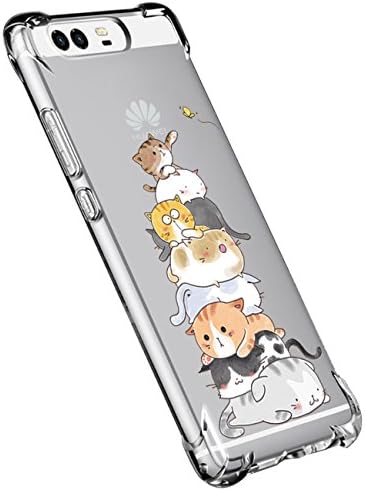 Neivi Huawei P10 Case, Shock absorptionTPU Bumper rabbitShock Absorption Clear Design Animal Huawei P10 Cover
