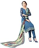 India Bazaar Georgette Salwar Suit For Women_Blue Color_1516_R3021