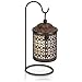 Decorative Hanging Metal Lantern with LED Light and Stand