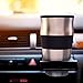 Vremi Single Cup Coffee Maker - Includes 14 Ounce Travel Coffee Mug and Reusable Filter - Personal 1 Cup Drip Coffee Maker to Brew Ground Beans - Black and Silver Single Serve One Cup Coffee Dripper