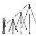TARION TR-VT77 Camera Tripod Fluid Drag Head Tripod Full Panoramic View 360 1/4