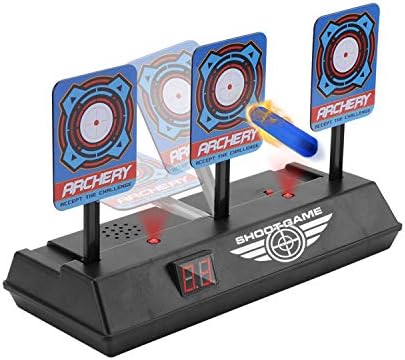 Ddfly Electronic Scoring Target for Nerf Guns N-Strike Elite/Mega/Rival Series,Auto Reset Digital Target Game Toys for Kids Gift