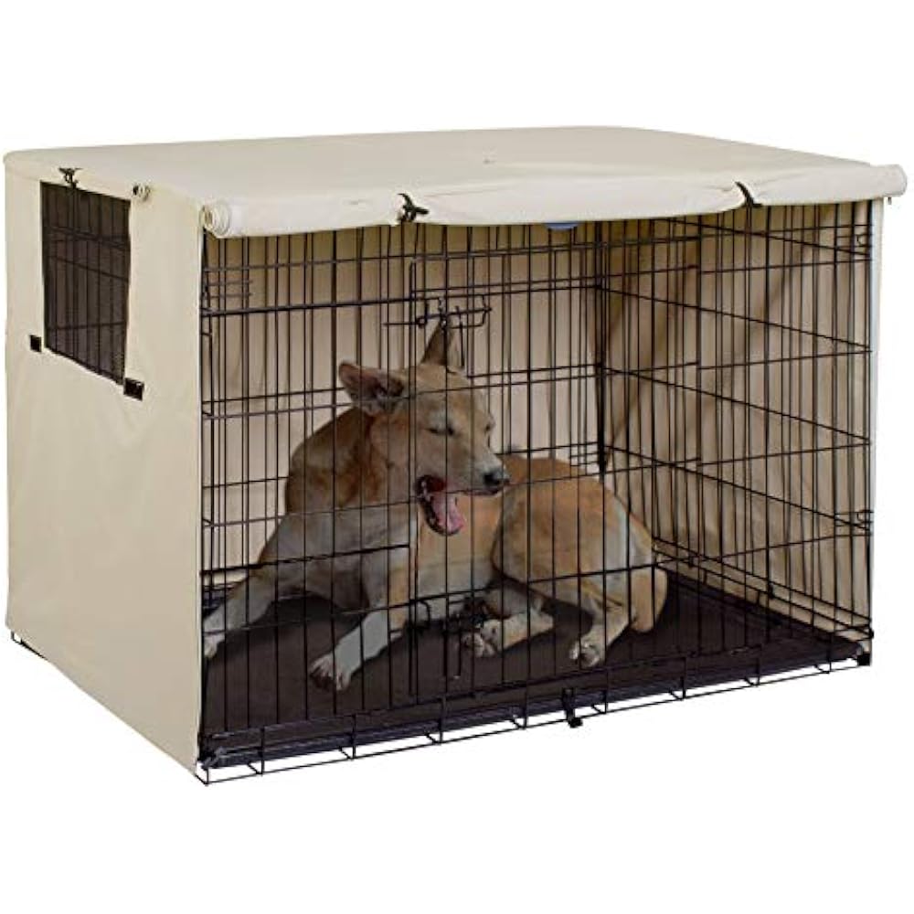 Dog Crate Cover Polyester Pet Kennel Cover Universal Fit For Wire Dog