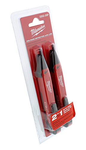 Milwaukee 2202-20A Voltage Detector with LED 2-Pack
