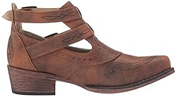 ROPER Womens Willa Boot, Tan, 7.5 US