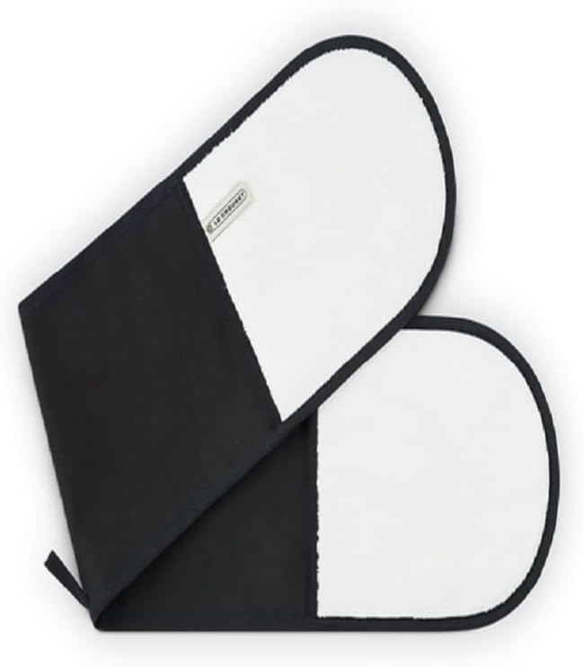 Le Creuset 4-Layered Textile Double Oven Gloves Black 95001000000000