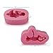 Sleeping Baby Silicone Molds, Beasea 2pcs Set Handmade Soap Mold DIY Baby Candy Fondant Molds Cake Toppers Cake Decoration Baking Tool Pink
