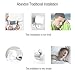 MYNER Toilet Paper Holder, Nail-Free Tissue Box, Suction-installed Toilet Paper Dispenser, Stainless Steel Tissue Dispenser, Water-Proof Tissue Box for Washroom