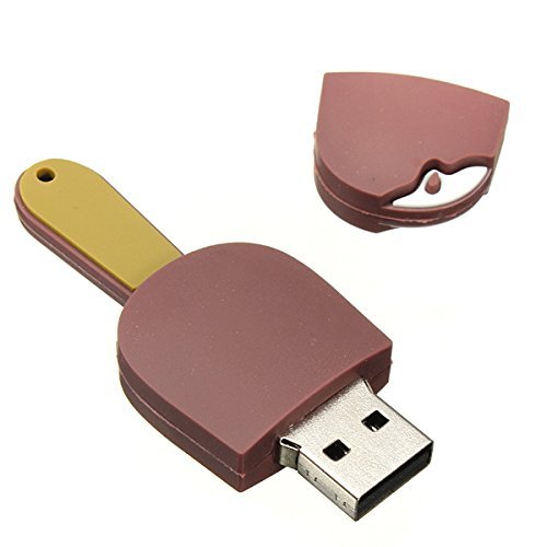 Fashion Gift Cartoon Ice Cream Model 8GB USB 2.0 Flash Drive Memory Stick Thumb Pen Drive