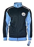 Manchester City Track Jacket Youth Boys Zip Front Soccer Football Official Merchandise