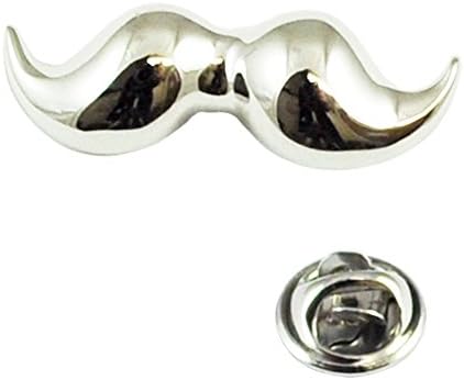 Chubby Moustache Lapel Pin Badge