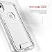 Zizo ION Series for iPhone XR Case Military Grade Drop Tested with Tempered Glass Screen Protector Silver Clear