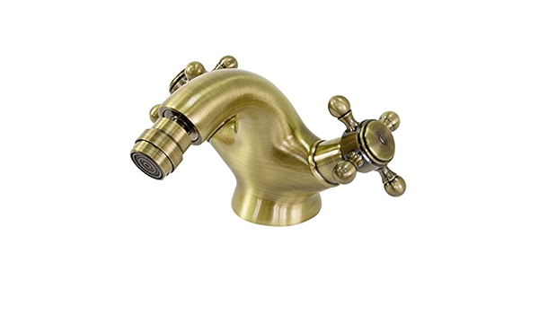 Retro Baño Grifo para Bidet Bimando Monoblock Sanlingo Bronce ...