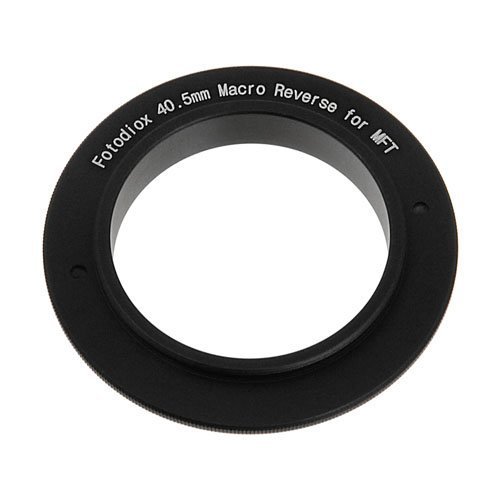 Fotodiox 40.5mm Filter Thread Macro Reverse Mount Adapter Ring for MFT Micro 4/3 Four Third Cameras Fits Olympus