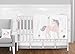 9 pc. Pink, Grey and Gold Unicorn Baby Girl Crib Bedding Set with Bumper by Sweet Jojo Designs