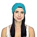 Grace Eleyae GE Women's Satin Lined Sleep Cap Slap Silky Beanie Soft Smooth & Stylish Hair Care Hat (Fall Teal)