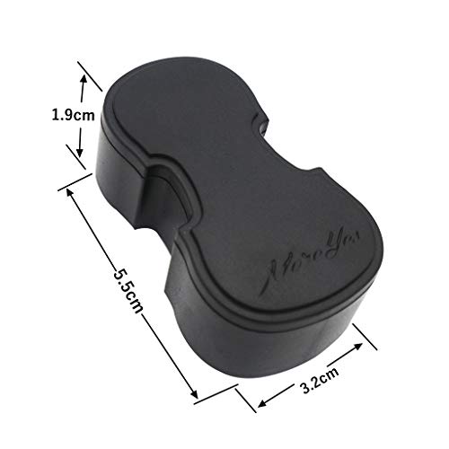 image for MOREYES Rosin for Violin Viola and Cello Rosin for Bows (black- 2 Pack