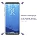 LK 3 Pack Screen Protector for Samsung Galaxy S8 Plus, New Version Full Coverage, Bubble-Free, HD Transparent Flexible film