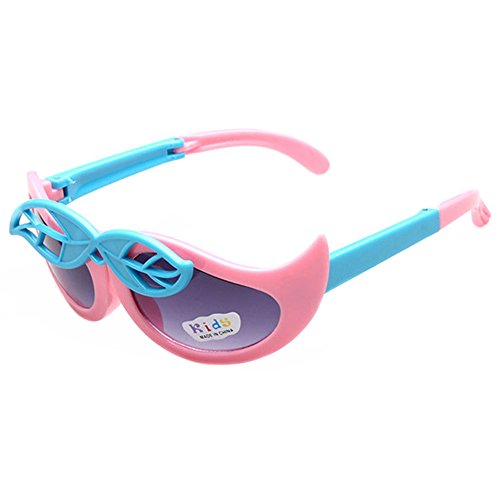 FancyG Cool Kids Leaf Style Folding Sunglasses Frame Toy Glasses Eyewear - Image 2
