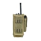 PANTAC PH-C422-TN-A Malice SpecOps Universal Radio Pouch, Khaki