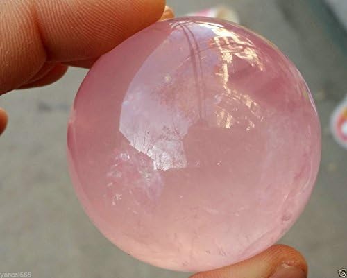 68G Natural Rose Quartz Crystal Sphere Ball Heal