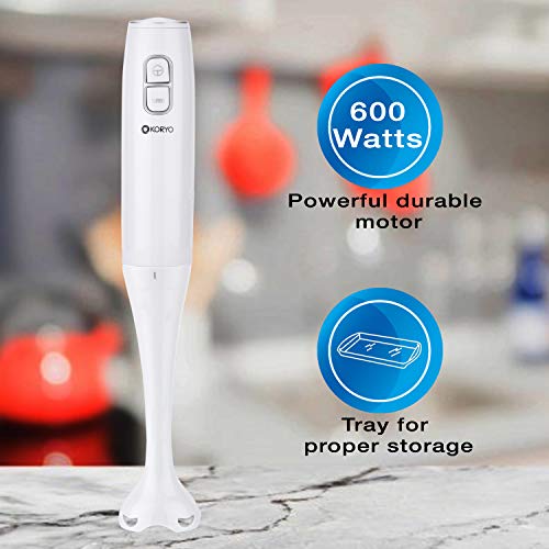 Koryo 6 in 1 Multipurpose Hand Blender with 6 attachments (KHB9567