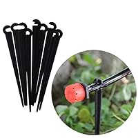 DOPTHOI - 50pc Hook Fixed Stems Support Holder for 4/7 Drip Irrigation Water Hose Irrigation Water Hose Drop Watering Kits Garden Supplies