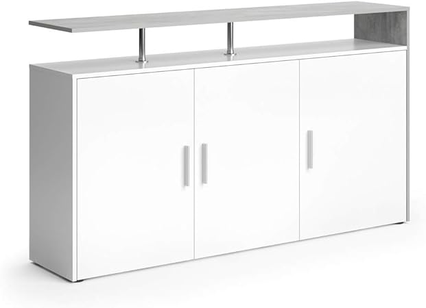 Vicco Sideboard Amato Kommode Schrank Weiss Anrichte Fernsehschrank Tv Amazon De Kuche Haushalt