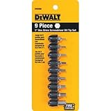 DEWALT DW2068 Hex Insert Bit Set, 9-Piece