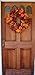 ZNFSZ Woodbury Pumpkin Harvest Silk Fall Front Door Wreath, 22 Inches, Beautiful White Gift Box Included
