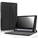 Lenovo Yoga Tab 3 10 Case - Infiland Folio Premium PU Leather Stand Cover for Lenovo Yoga Tab 3 10.1-Inch Tablet ZA0H0022US (Not Fit Lenovo Yoga Tab 3 pro 10/ Lenovo Yoga 3 10 Plus), Black