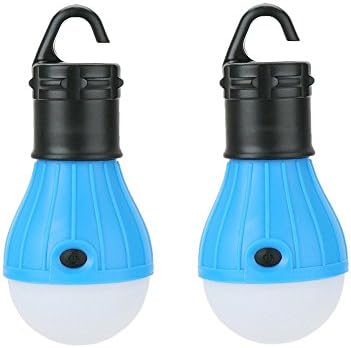 2 Pack Portable Tent Light--SweetNa LED Bulb for Camping Hiking Fishing Car Emergency Light (Blue)