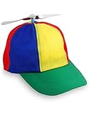 Adult Size Baseball Style Multi-Color Propeller Hat