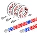 Grow Light Strip, OxyLED 13W 6foot 108 LED Plant Lights, Grow Lights for Indoor Plants, Waterproof Grow Lamp for Indoor Plants Hydroponics Greenhouse Gardening,M-01(3 x Lamp), 2-Pack