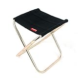 Buery Folding Camping Stool, Mini Portable Folding Stool with Carry Bag, Outdoor Camp Stool for BBQ Fishing Hiking Beach Picnic Travel