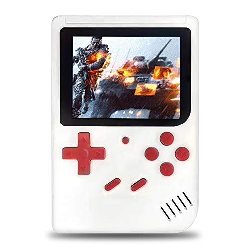 Livoty Playstation Kids Handheld Game Video Console Portable Gaming System 500 Classic Games Console LCD Game Player ã€Shipping from USAã€‘ (White)