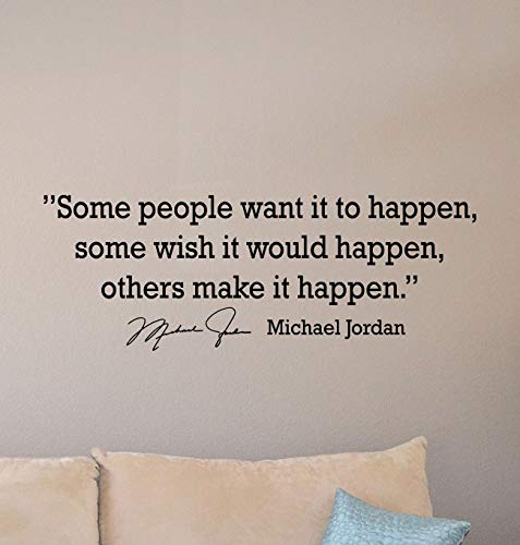 Amazon.com: Póster de Michael Jordan con cita de la gente ...