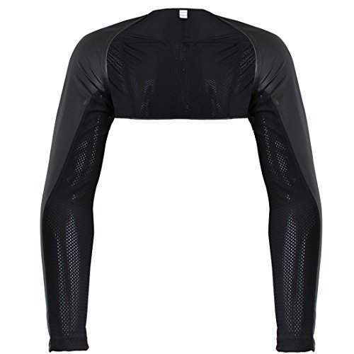 Tiaobu mens faux leather hollow arm sleeves shrug size …