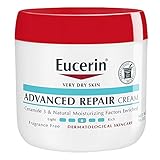 Eucerin Advanced Repair Cream - Fragrance Free, Full Body Lotion for Very Dry Skin - 16 oz. Jar