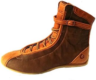 Gravis Misha Pride Skate Shoes Womens High Tops Lace up Brown Saddle Leather Sneakers Size (7)