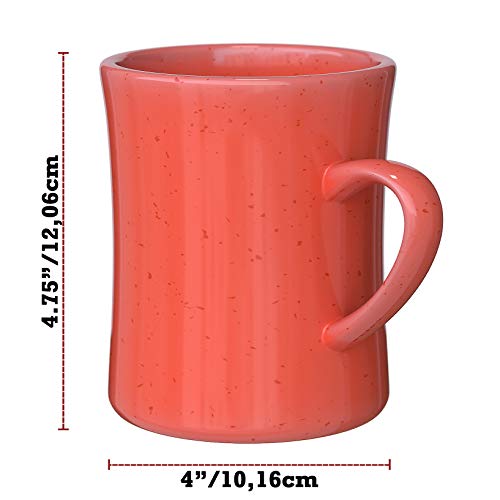 image for Comfify Ceramic Vintage Coffee Mugs - Set of 6 Multicolored Coffee Cup