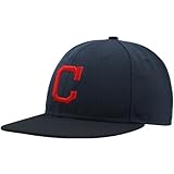 New Era Mens 59Fifty MLB Authentic Cleveland Indians Cap