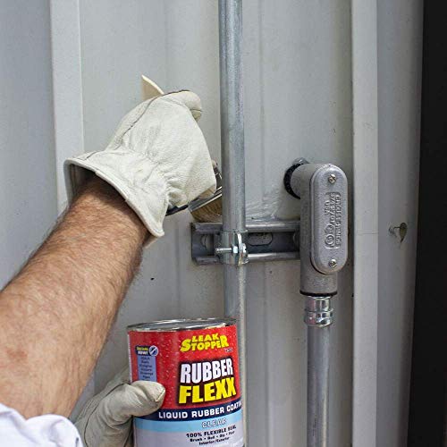 Leak Stopper Rubber Liquid Coating 1 Quart Clear - Thumbnail 3