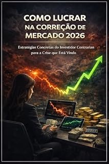 Livro Como Lucrar na Correção de Mercado 2026: Estratégias Concretas do Investidor Contrarian para a Crise que Está Vindo (A Bolha de 2026 Livro 1)