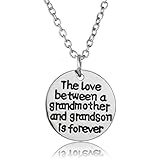 Yesido. Round Tag Pendant Necklace Jewelry Gift Women Girls