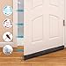 BAINING Door Draft Stopper, 36 inches Weighted Fabric Bottom Seal Sound Blocker Window Draft Guard, Cover Bottom Gap Stop Drafty and Block Noise for Doors and Windows, Machine Washable, Grey
