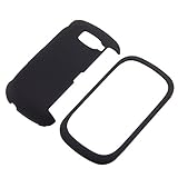 NEW BLACK RUBBERIZED HARD CASE COVER FOR VERIZON LG OCTANE VN530 CELL PHONE